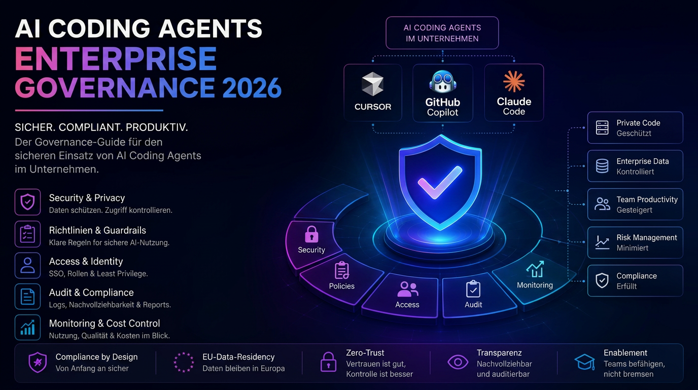 AI Coding Agents im Enterprise: Governance, Sicherheit & Compliance 2026