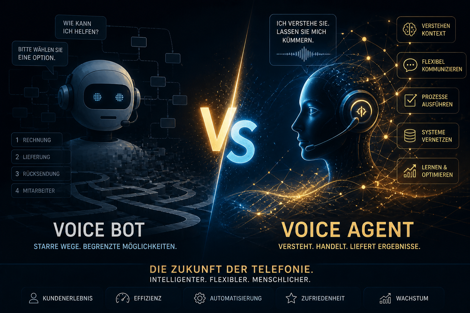 Von Voice Bot zu Voice Agent: Warum einfache Telefon-Bots bald aussterben